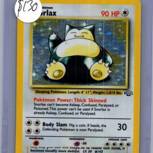 Snorlax 11/64, Vintage Single Pokemon card