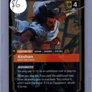 Akshan 109/221, Riftbound Spiritforged Singles Riftbound trading card