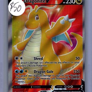 Dragonite v 191/203, Evolving Skies Pokemon card