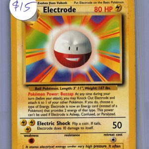 Electrode 21/102, Vintage Singles Pokemon card