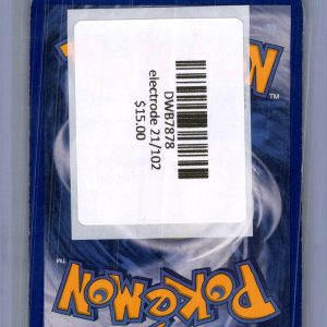Electrode 21/102, Vintage Singles Pokemon card - alternate view