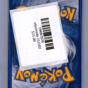 Electrode 21/102, Vintage Singles Pokemon card - alternate view