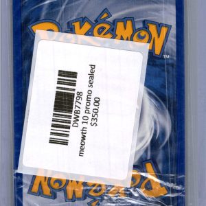 Meowth 10 promo sealed, Promo Pokemon card - alternate view