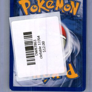 Clefable 17/64, Vintage Singles Pokemon card - alternate view