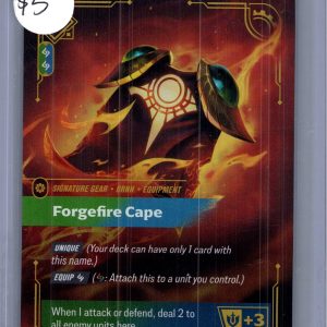 Forgefire Cape 190/221, Riftbound Spiritforged Riftbound trading card