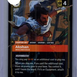 Akshan 109/221, Riftbound Spiritforged Riftbound trading card