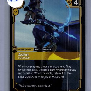 Ashe Focused 169/219, Riftbound Unleashed Riftbound trading card