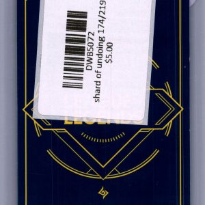 Shard of Undoing 174/219, Riftbound Unleashed Riftbound trading card - alternate view