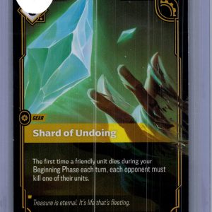 Shard of Undoing 174/219, Riftbound Unleashed Riftbound trading card