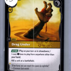 Drag Under 164/221, Riftbound Spiritforged Riftbound trading card