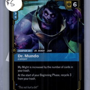 Dr Mundo 109/298, Riftbound Origins Riftbound trading card