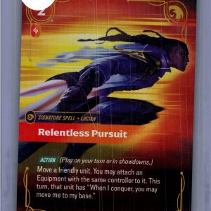 Relentless Pursuit 184/221, Riftbound Spiritforged Riftbound trading card