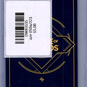 Azir 050a/221, Riftbound Spiritforged Riftbound trading card - alternate view