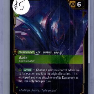 Azir 050a/221, Riftbound Spiritforged Riftbound trading card
