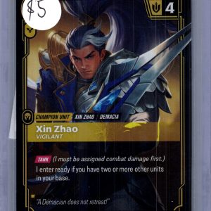 Xin Zhao 176/221- Riftbound Spiritforged Riftbound trading card