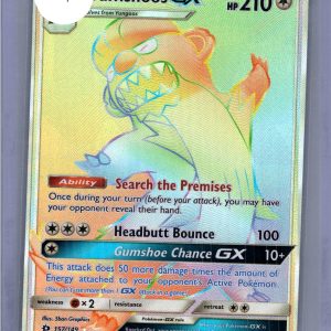 Gumshoos GX 157/149, Sun and Moon Pokemon card