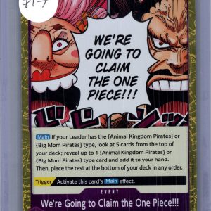 Were Going to Claim One Piece OP07-077 R, One Piece Singles One Piece trading card