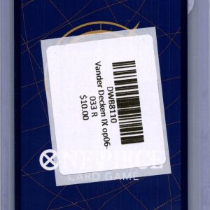 Vander Decken IX OP06-033 R, One Piece Singles One Piece trading card - alternate view