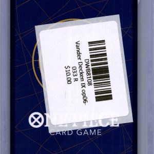Vander Decken IX OP06-033 R, One Piece Singles One Piece trading card - alternate view