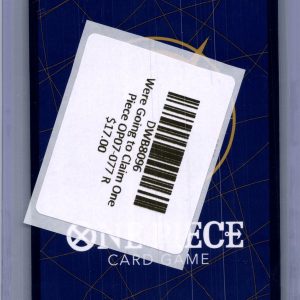 We're Going to Claim the One Piece!!! Op07-077 R, One Piece Singles One Piece trading card - alternate view