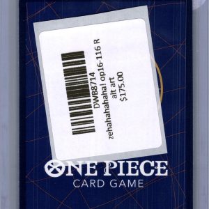 Zehahahahaha! op16-116 R alt art, One Piece Singles One Piece trading card - alternate view