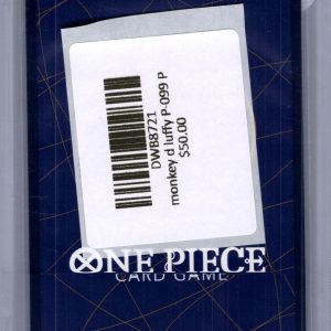Monkey D Luffy P-099, One Piece Singles One Piece trading card - alternate view