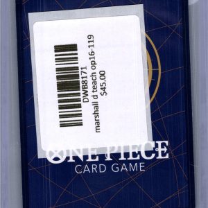 Marshall.D.Teach OP16-119, One Piece Singles One Piece trading card - alternate view