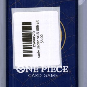 Curly Dadan ST13-006 alt, One Piece Singles One Piece trading card - alternate view