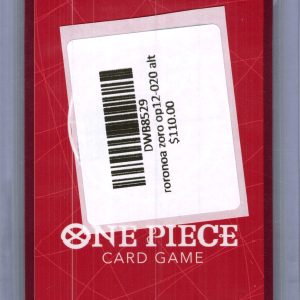 Roronoa Zoro OP12-020 alt, One Piece Singles One Piece trading card - alternate view