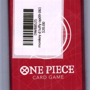 Monkey D Luffy OP09-061, One Piece Singles One Piece trading card - alternate view