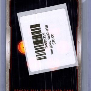 Son Goku SB02-038, Dragon Ball Z Singles Pokemon card - alternate view