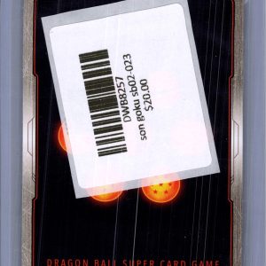 Son Goku SB02-023, Dragon Ball Z Pokemon card - alternate view