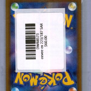 Eevee ex 223/187 SAR, Japanese Singles Pokemon card - alternate view