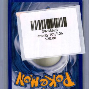Psychic Energy 105/106, Vintage Singles Pokemon card - alternate view