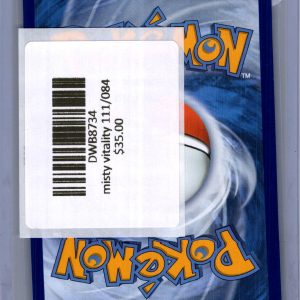 Misty Vitality 111/084, Pitch Black Pokemon card - alternate view