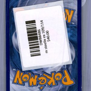 M Steelix ex 109/114, Steam Siege Pokemon card - alternate view
