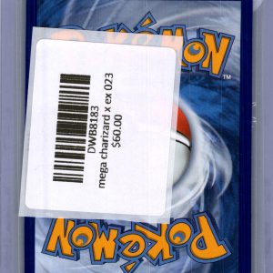 Mega Charizard x ex 023, Promo Pokemon card - alternate view
