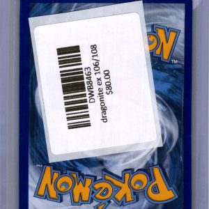 dragonite ex 106/108 Pokemon card - alternate view