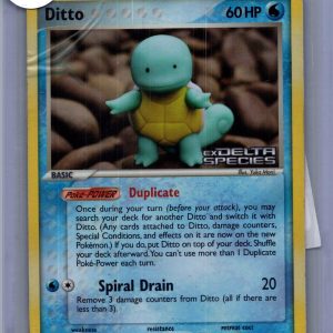 ditto 64/113 ex delta species stamp Pokemon card