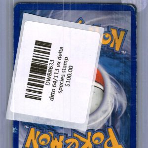 ditto 64/113 ex delta species stamp Pokemon card - alternate view