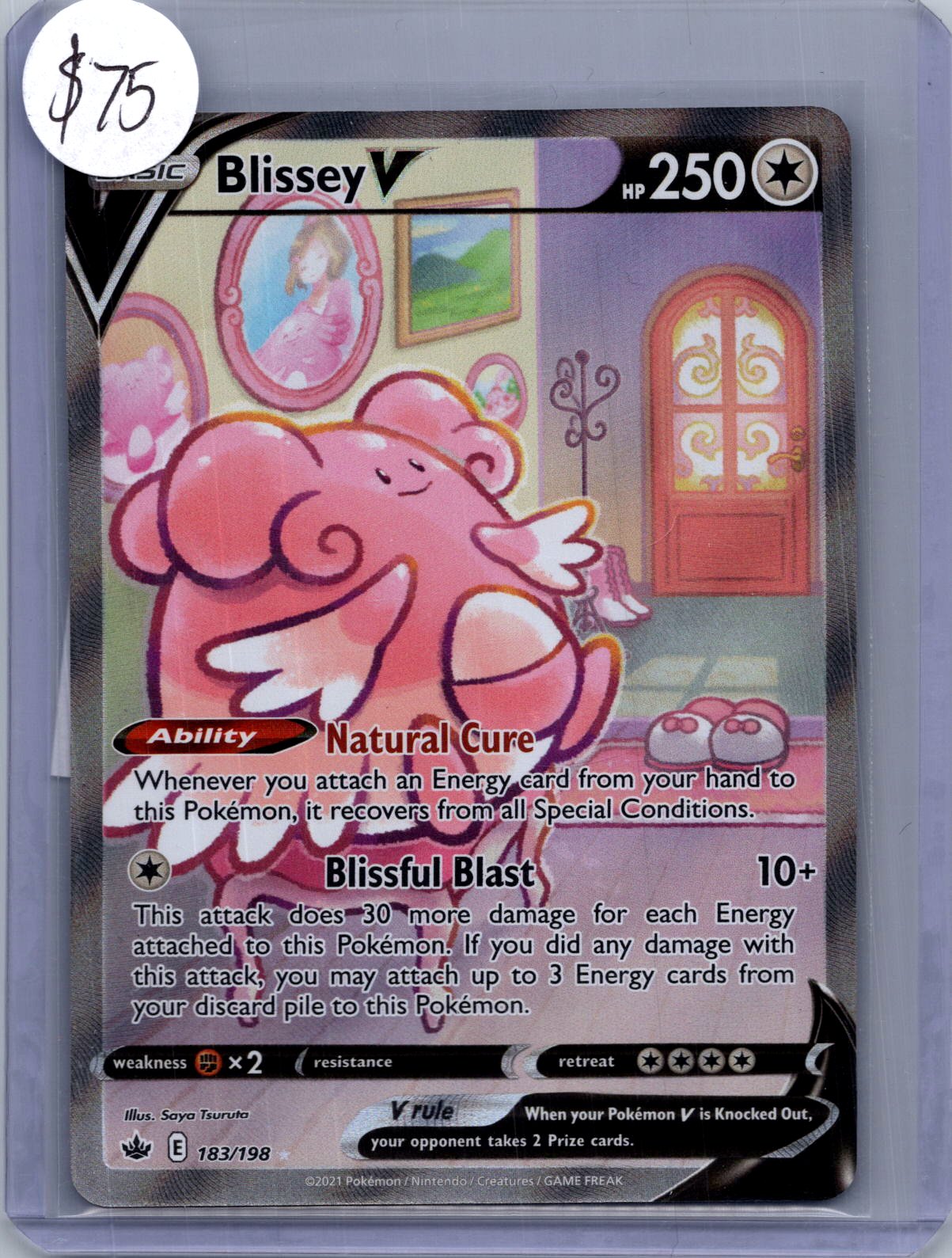 Blissey v 183/198, Chilling Reigns Pokemon card