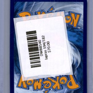 Lapras 194/182, Destined Rivals Pokemon card - alternate view