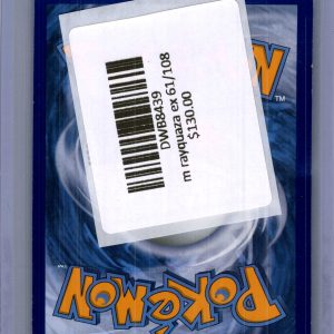 M Rayquaza EX 61/108, Roaring Skies Pokemon card - alternate view
