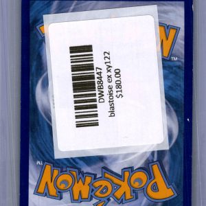 Blastoise EX XY122, Promo Pokemon card - alternate view