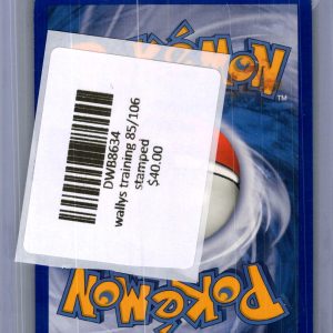 Wally's Training 85/106 EX Emerald Stamped, Emerald Pokemon card - alternate view