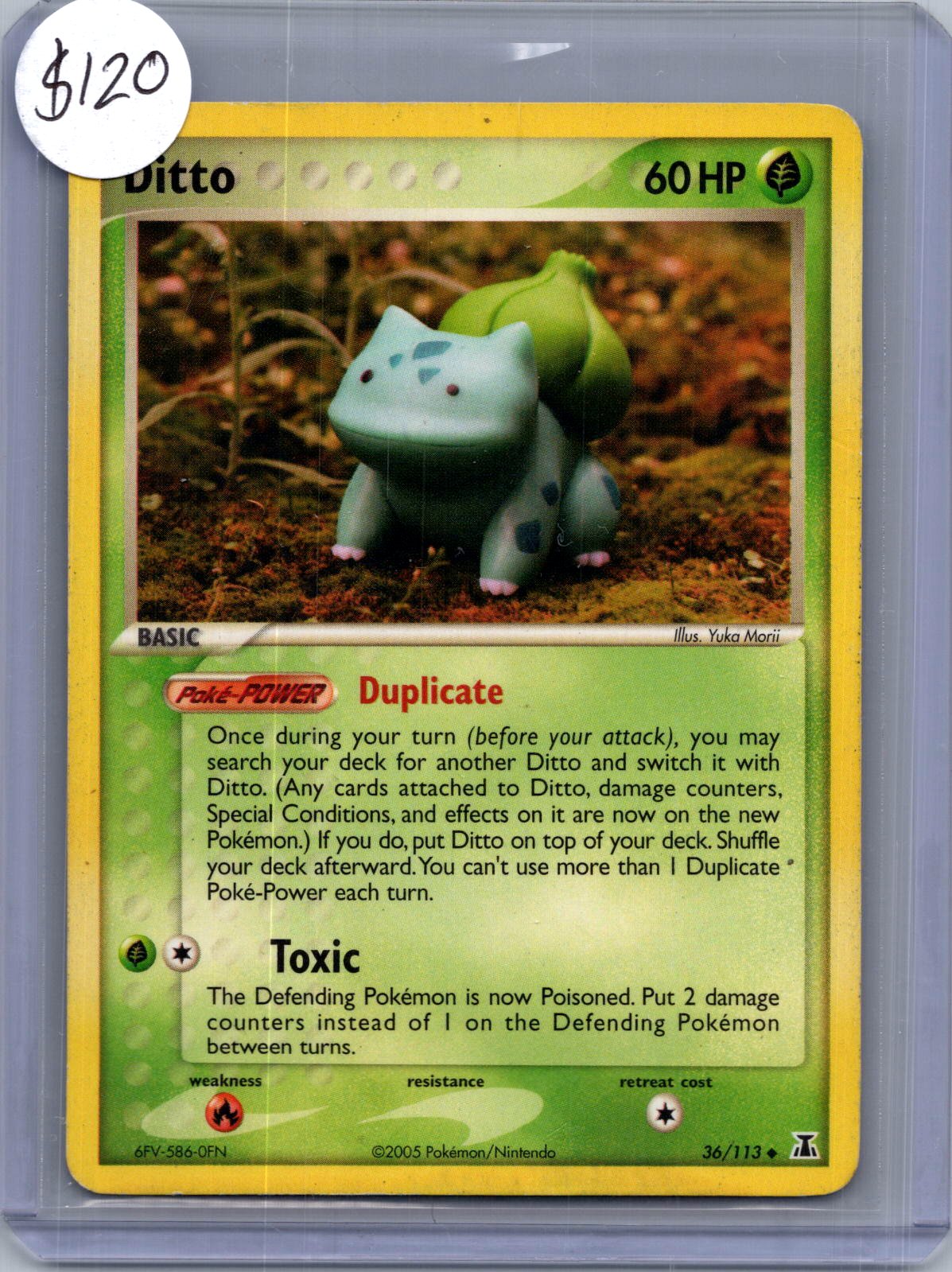 Ditto 36/113, Vintage Singles Pokemon card