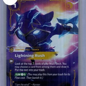 Lightning Rush 156/166, Riftbound Vendetta Riftbound trading card