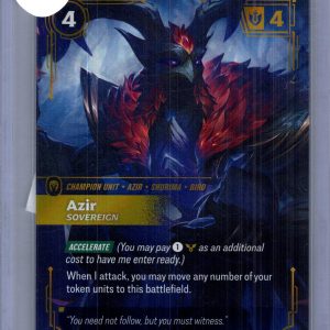 Azir 177a/221, Riftbound Spiritforged Riftbound trading card