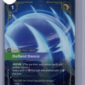 Defiant Dance 196/221, Riftbound Spiritforged Riftbound trading card