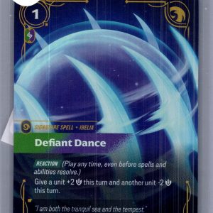 Defiant Dance 196/221, Riftbound Spiritforged Riftbound trading card